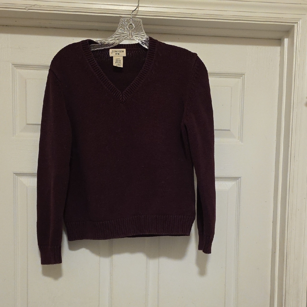 👍Women's V-Neck Sweater - Deep Purple